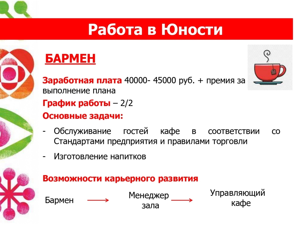 Вакансии | Кафе Мурманск Юность - торты, пирожные, хлеб. Наивысшее качество  кондитерской продукции!